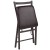 Flash Furniture 2-CY-180841-GG Hercules Brown Folding Ladder Back Metal Chair with Brown Vinyl Seat, 2 Pack addl-11