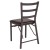Flash Furniture 2-CY-180841-GG Hercules Brown Folding Ladder Back Metal Chair with Brown Vinyl Seat, 2 Pack addl-6