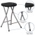 Flash Furniture 2-DAD-YCD-30-GG Micah Foldable Black Plastic Stool with Titanium Gray Frame, 2 Pack  addl-3