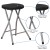 Flash Furniture DAD-YCD-30-GG Micah Foldable Black Plastic Stool with Titanium Gray Frame addl-3