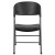 Flash Furniture 2-DAD-YCD-50-GG Hercules 330 lb. Capacity Black Plastic Folding Chair with Charcoal Frame, 2 Pack  addl-11