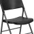 Flash Furniture 2-DAD-YCD-50-GG Hercules 330 lb. Capacity Black Plastic Folding Chair with Charcoal Frame, 2 Pack  addl-8