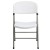 Flash Furniture 2-DAD-YCD-70-WH-GG Hercules White Plastic Lightweight Folding Chair with Gray Frame, Set of 2  addl-11