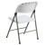 Flash Furniture 2-DAD-YCD-70-WH-GG Hercules White Plastic Lightweight Folding Chair with Gray Frame, Set of 2  addl-7