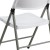 Flash Furniture 2-DAD-YCD-70-WH-GG Hercules White Plastic Lightweight Folding Chair with Gray Frame, Set of 2  addl-8