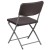 Flash Furniture 2-DAD-YCZ-61-GG 2 Pack Hercules Brown Rattan Plastic Folding Chair with Gray Frame addl-6