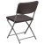Flash Furniture DAD-YCZ-61-GG Brown Rattan Plastic Folding Chair addl-5