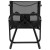 Flash Furniture 2-ET-SWVLPTO-30-BK-GG All-Weather Black Textilene Swivel Patio Stool with High Back & Armrests, Set of 2 addl-12