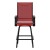 Flash Furniture 2-ET-SWVLPTO-30-RD-GG All-Weather Red Textilene Swivel Patio Stool with High Back & Armrests, Set of 2  addl-10