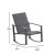 Flash Furniture 2-FV-FSC-2315N-BLK-GG Black Outdoor Rocking Chair with Flex Comfort Material and Black Steel Frame, Set of 2 addl-5