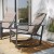 Flash Furniture 2-FV-FSC-2315N-BRN-GG Brown Outdoor Rocking Chair with Flex Comfort Material and Black Steel Frame, Set of 2  addl-7