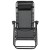 Flash Furniture 2-GM-103122SS-BK-GG Black Mesh Zero Gravity Adjustable Reclining Lounge Chair with Pillow and Cup Holder Tray, Set of 2 addl-10