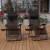 Flash Furniture 2-GM-103122SS-BK-GG Black Mesh Zero Gravity Adjustable Reclining Lounge Chair with Pillow and Cup Holder Tray, Set of 2 addl-1