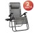 Flash Furniture 2-GM-103122SS-GR-GG Gray Mesh Zero Gravity Adjustable Reclining Lounge Chair with Pillow and Cup Holder Tray, Set of 2 addl-2