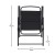 Flash Furniture 2-GM-SC098-BK-GG Mystic Black Folding Textilene Patio Sling Chair with Armrests, Set of 2  addl-6