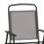Flash Furniture 2-GM-SC098-BR-GG Mystic Brown Folding Textilene Patio Sling Chair with Armrests, Set of 2  addl-10