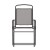 Flash Furniture 2-GM-SC098-BR-GG Mystic Brown Folding Textilene Patio Sling Chair with Armrests, Set of 2  addl-12