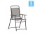 Flash Furniture 2-GM-SC098-BR-GG Mystic Brown Folding Textilene Patio Sling Chair with Armrests, Set of 2  addl-2
