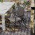 Flash Furniture 2-GM-SC098-BR-GG Mystic Brown Folding Textilene Patio Sling Chair with Armrests, Set of 2  addl-7