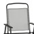 Flash Furniture 2-GM-SC098-GY-GG Mystic Gray Folding Textilene Patio Sling Chair with Armrests, Set of 2  addl-10