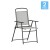 Flash Furniture 2-GM-SC098-GY-GG Mystic Gray Folding Textilene Patio Sling Chair with Armrests, Set of 2  addl-2