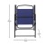 Flash Furniture 2-GM-SC098-NV-GG Navy Folding Textilene Patio Sling Chair with Armrests, Set of 2  addl-6
