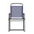 Flash Furniture 2-GM-SC098-NV-GG Navy Folding Textilene Patio Sling Chair with Armrests, Set of 2  addl-9