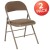 Flash Furniture 2-HA-F003D-BGE-GG Hercules Double Braced Beige Vinyl Folding Chair, 2 Pack  addl-2