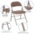 Flash Furniture HA-F003D-BGE-GG Hercules Double Braced Beige Vinyl Folding Chair addl-4
