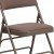 Flash Furniture 2-HA-MC309AF-BGE-GG Hercules Curved Triple Braced & Double Hinged Beige Fabric Metal Folding Chair, 2 Pack addl-12