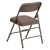 Flash Furniture 2-HA-MC309AF-BGE-GG Hercules Curved Triple Braced & Double Hinged Beige Fabric Metal Folding Chair, 2 Pack addl-7