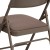 Flash Furniture 2-HA-MC309AF-BGE-GG Hercules Curved Triple Braced & Double Hinged Beige Fabric Metal Folding Chair, 2 Pack addl-8