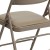 Flash Furniture 2-HA-MC309AV-BGE-GG Hercules Curved Triple Braced & Double Hinged Beige Vinyl Metal Folding Chair, 2 Pack  addl-12