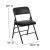Flash Furniture 2-HA-MC309AV-BK-GG Hercules Black Metal Folding Chair with Padded Seat, Set of 2  addl-6