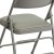 Flash Furniture 2-HA-MC309AV-GY-GG Hercules Curved Triple Braced & Double Hinged Gray Vinyl Metal Folding Chair, 2 Pack addl-8