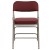 Flash Furniture 2-HA-MC320AF-BG-GG Hercules Premium Curved Triple Braced & Double Hinged Burgundy Fabric Metal Folding Chair, 2 Pack  addl-5