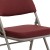Flash Furniture 2-HA-MC320AF-BG-GG Hercules Premium Curved Triple Braced & Double Hinged Burgundy Fabric Metal Folding Chair, 2 Pack  addl-8