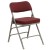 Flash Furniture 2-HA-MC320AF-BG-GG Hercules Premium Curved Triple Braced & Double Hinged Burgundy Fabric Metal Folding Chair, 2 Pack  addl-9