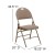 Flash Furniture 2-HA-MC705AF-3-BGE-GG Hercules Ultra-Premium Triple Braced Beige Fabric Metal Folding Chair with Handle, 2 Pack addl-5