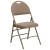 Flash Furniture 2-HA-MC705AF-3-BGE-GG Hercules Ultra-Premium Triple Braced Beige Fabric Metal Folding Chair with Handle, 2 Pack addl-7
