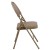 Flash Furniture 2-HA-MC705AF-3-BGE-GG Hercules Ultra-Premium Triple Braced Beige Fabric Metal Folding Chair with Handle, 2 Pack addl-8