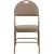 Flash Furniture 2-HA-MC705AF-3-BGE-GG Hercules Ultra-Premium Triple Braced Beige Fabric Metal Folding Chair with Handle, 2 Pack addl-9
