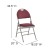 Flash Furniture 2-HA-MC705AF-3-BY-GG Hercules Ultra-Premium Triple Braced Burgundy Fabric Metal Folding Chair with Handle, 2 Pack  addl-5
