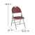Flash Furniture HA-MC705AF-3-BY-GG Hercules Ultra-Premium Triple Braced Burgundy Fabric Metal Folding Chair with Handle addl-4
