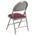 Flash Furniture HA-MC705AF-3-BY-GG Hercules Ultra-Premium Triple Braced Burgundy Fabric Metal Folding Chair with Handle addl-5