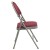 Flash Furniture HA-MC705AF-3-BY-GG Hercules Ultra-Premium Triple Braced Burgundy Fabric Metal Folding Chair with Handle addl-7