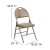 Flash Furniture HA-MC705AV-3-BGE-GG Hercules Ultra-Premium Triple Braced Beige Vinyl Metal Folding Chair with Handle addl-4