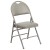 Flash Furniture 2-HA-MC705AV-3-GY-GG Hercules Ultra-Premium Triple Braced Gray Vinyl Metal Folding Chair with Handle, 2 Pack  addl-7