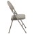 Flash Furniture 2-HA-MC705AV-3-GY-GG Hercules Ultra-Premium Triple Braced Gray Vinyl Metal Folding Chair with Handle, 2 Pack  addl-8