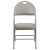 Flash Furniture 2-HA-MC705AV-3-GY-GG Hercules Ultra-Premium Triple Braced Gray Vinyl Metal Folding Chair with Handle, 2 Pack  addl-9